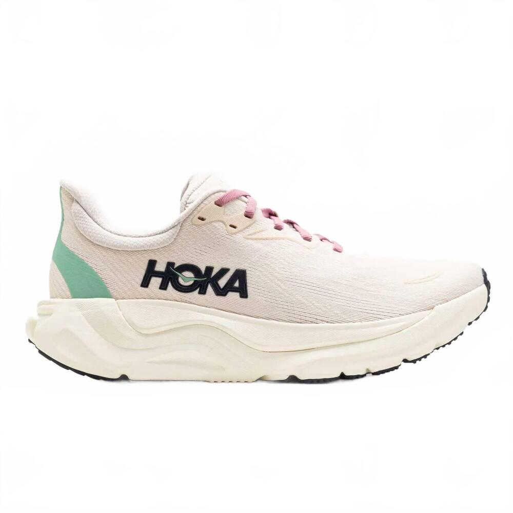 NEW HOKA women's arahi 8 running shoes x-wide 2e in rose cream alabaster